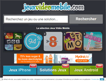 Tablet Screenshot of jeuxvideomobile.com